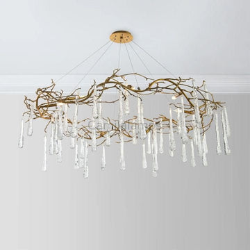 Teardrop Round Chandelier - Camilalamps - CA - AM2024 - C3674