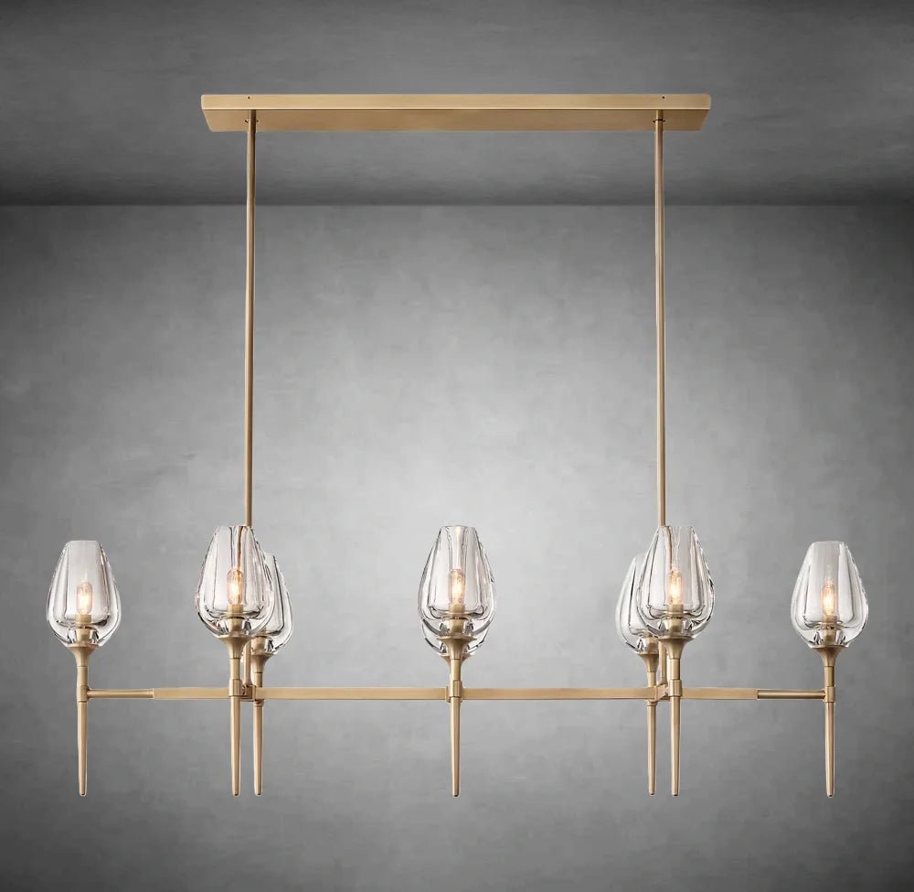 Tulipe Linear Chandelier 52'' - Camilalamps - CA - EC2023 - C0939