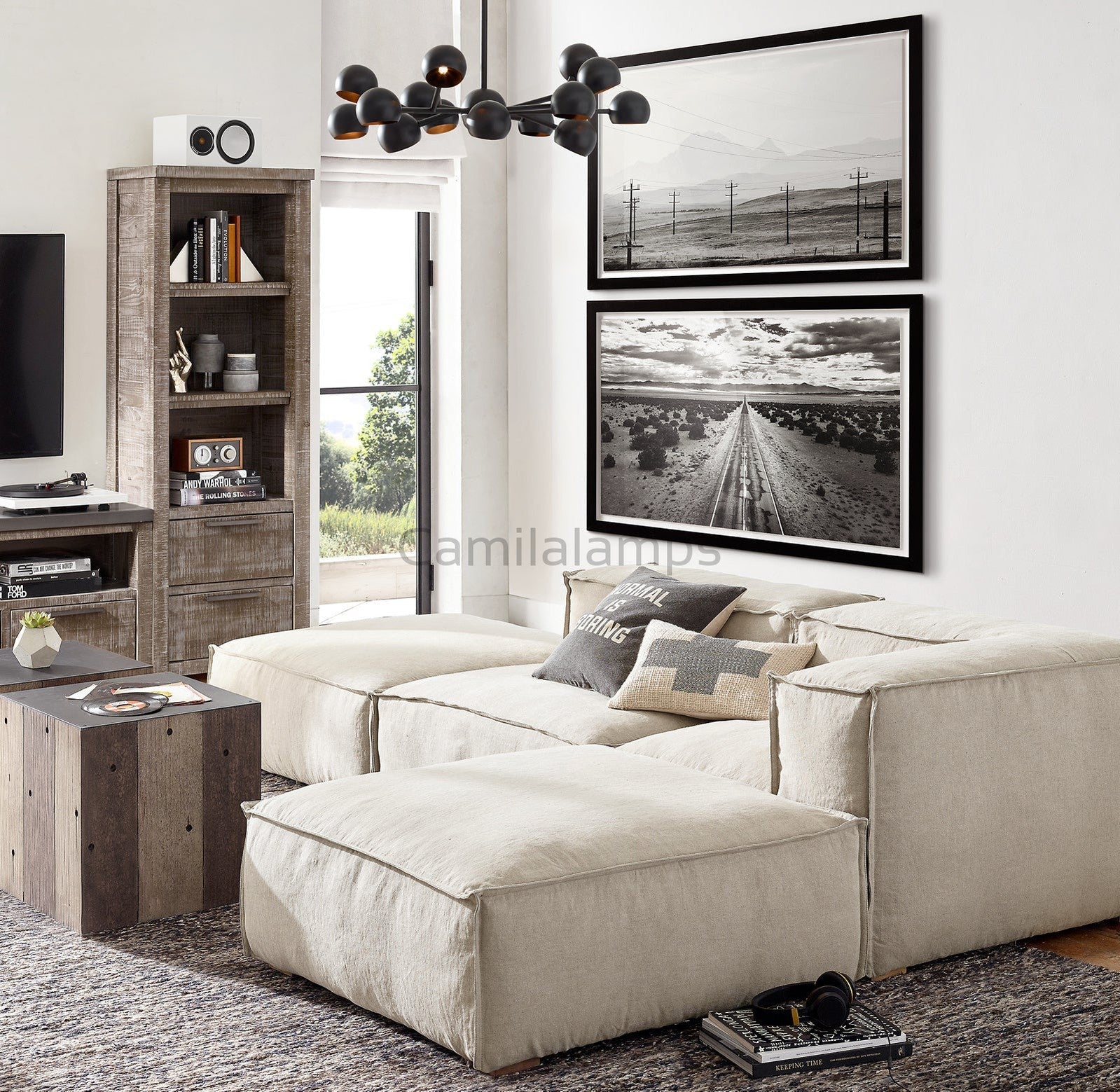 BLEEKER CHANDELIER - Camilalamps - CA - BLEEK - 674 - 002