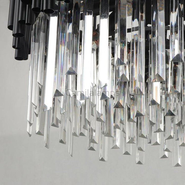 Viol Crystal Round Chandelier - Camilalamps - CA - A - 406