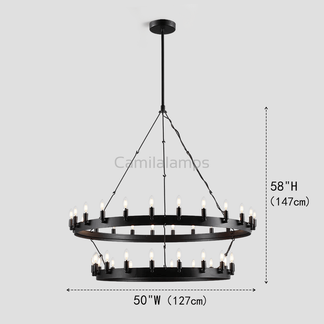 Jake Round 2 - Tier Chandelier - Camilalamps - CA - LI2024 - C5813