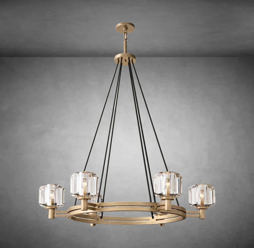 Demaket Round Chandelier Custom - Camilalamps - CA - RH - CH - 02