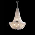 Valeria Aluminum Luxury Plated Chain Tassel Chandelier 24
