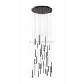 Bellini Round Metal Tubular Pendant Light Chandelier - Camilalamps - STPL14 - RD - 12