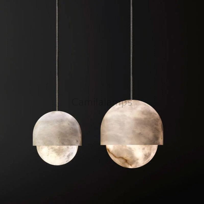 Caius Alabaster Island Mini Pendant Light - Camilalamps - CAM - AB1178 - 1