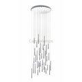 Bellini Round Metal Tubular Pendant Light Chandelier - Camilalamps - STPL14 - RD - 12