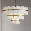 Alabaster Cloudscape Chandelier with 1/2 layer - Camilalamps - Alaba - 1709 - 3 lay - 7