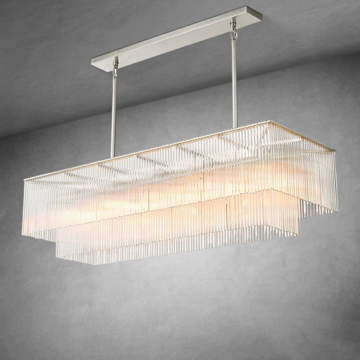 Amadeon Rectangular Chandelier 54" - Camilalamps - CA - Amadeon - RC08