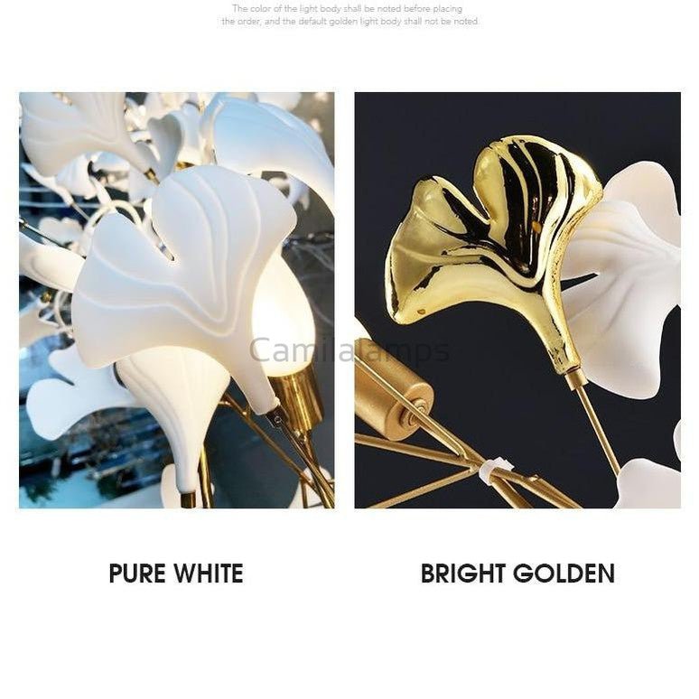 Fleur - de - lis Ceramic cluster Chandelier 29.3”D - Camilalamps - CA - A - 719