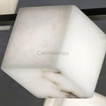 Alabaster Square Box Chandelier with 4/5/6/8/9 heads - Camilalamps - Alaba - 1635 - 9 Hea - Brass - 5