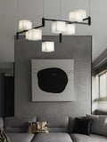 Alabaster Square Box Chandelier with 4/5/6/8/9 heads - Camilalamps - Alaba - 1635 - 9 Hea - Brass - 5