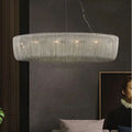 Cadenas Aluminum Chain Tassel Chandelier - Camilalamps - OL - AL1122 - C1950
