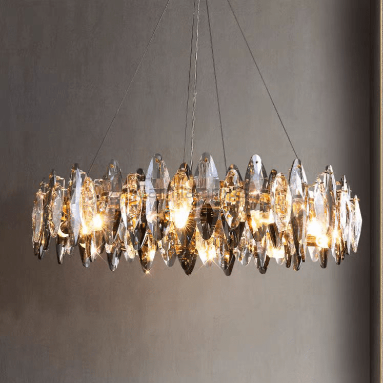 Flor Crystal Round Chandelier - Camilalamps - CA - A - 378
