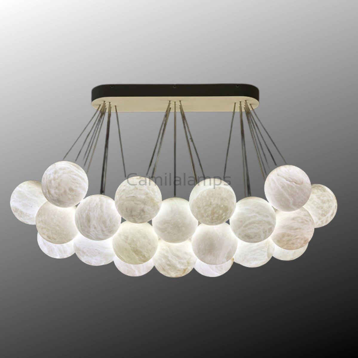 Cantus Alabaster Chandelier - Camilalamps - Cantu - 875 - 1