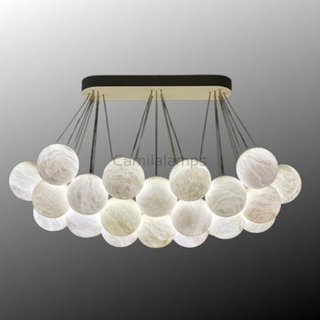 Cantus Alabaster Chandelier - Camilalamps - Cantu - 875 - 1