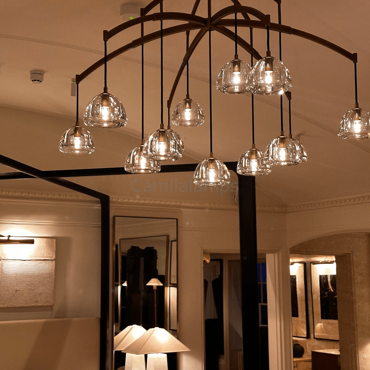 Hemispheae Modern Crystal Chandelier 36", 48", 60" - Camilalamps - CAM1649