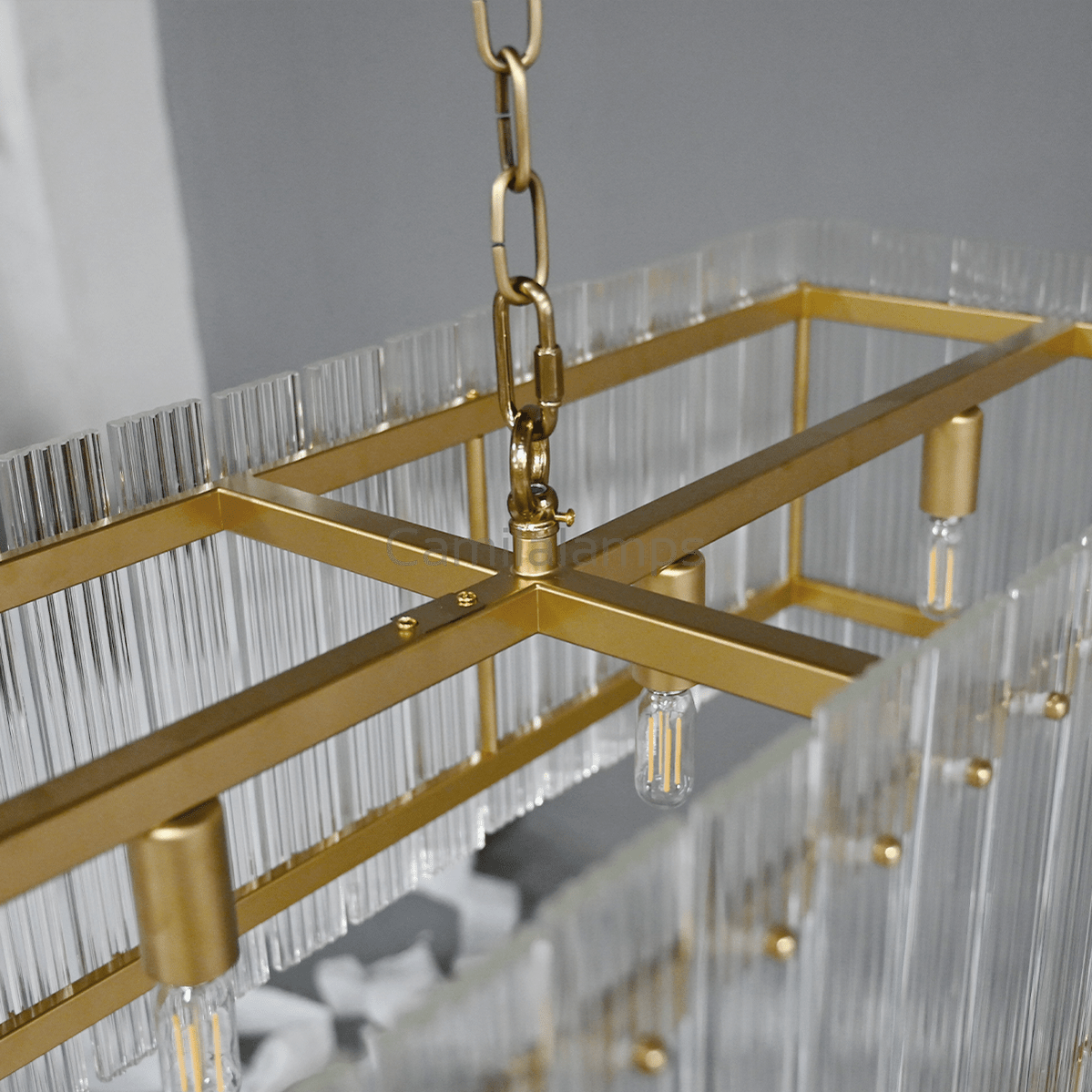 Marcus Rectangle Chandelier 54" - Camilalamps - CA - CH209L54 - 1