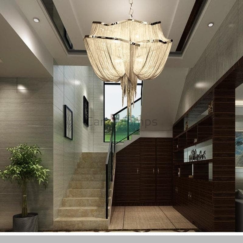 Alisa Aluminum Double - Layer Chandelier - Camilalamps - OL - AL1122 - C1918