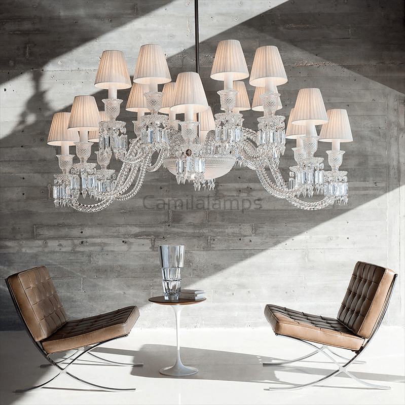 Lliana Classic Oval K9 Crystal Chandelier 16 Lights - Camilalamps - CA - 0042