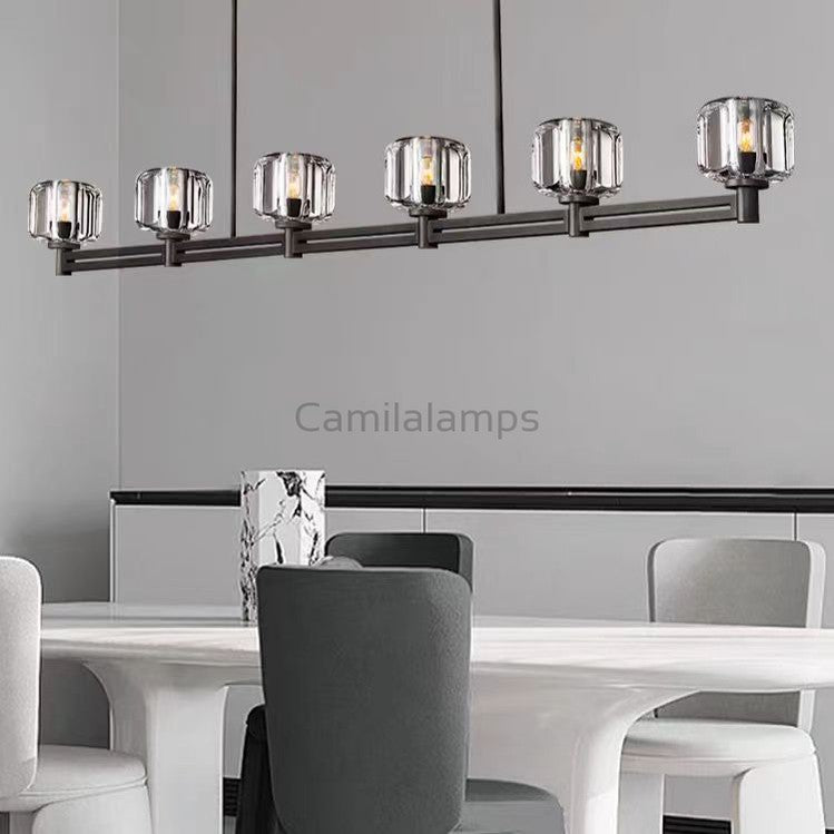 Demaret Linear Chandelier 54″ 72” - Camilalamps - CAA - 10015A2