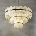 Alabaster Cloudscape Chandelier with 1/2 layer - Camilalamps - Alaba - 1709 - 3 lay - 7