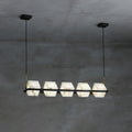 Alabaster Square Box Chandelier with 4/5/6/8/9 heads - Camilalamps - Alaba - 1635 - 9 Hea - Brass - 5