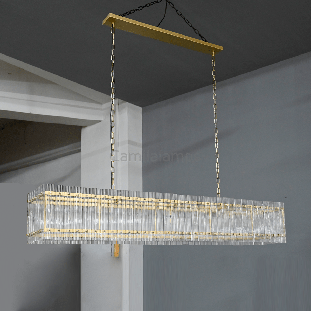 Marcus Rectangle Chandelier 54" - Camilalamps - CA - CH209L54 - 1
