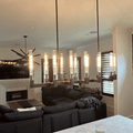 Cannel Linear Chandelier 55