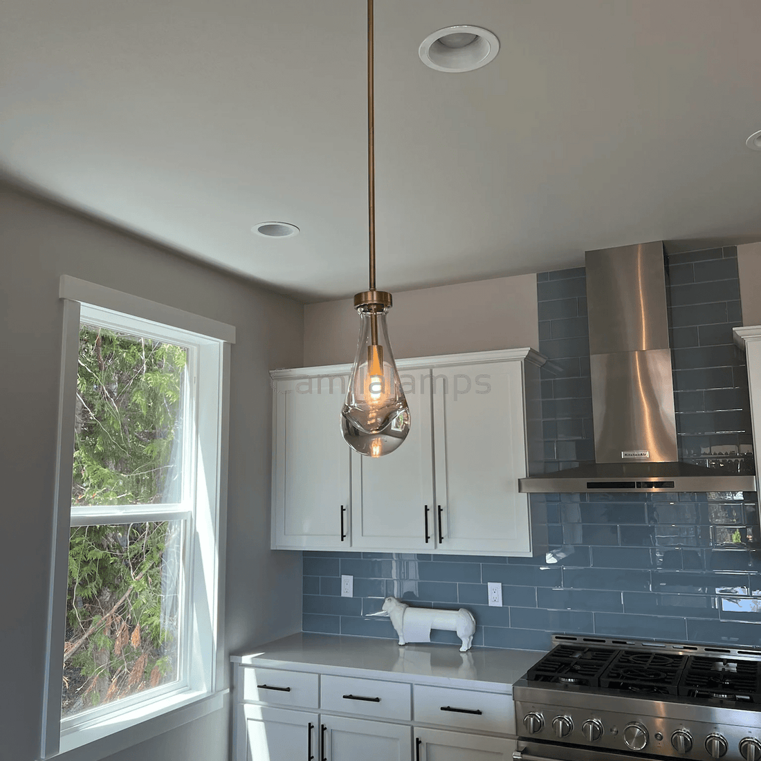 Camila Raindrop Glass Pendant Light - Camilalamps - CAM1217