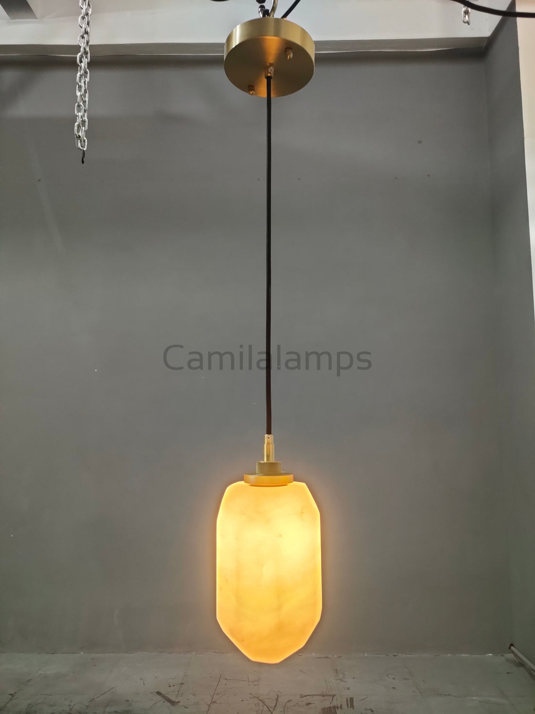 Harlew Calcite Pendant - Camilalamps - CA - RB - H2211 - 0001