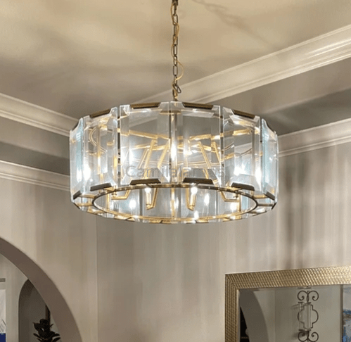 Harlew Crystal Round Chandelier - Camilalamps - CA - HER - CH - CH0209