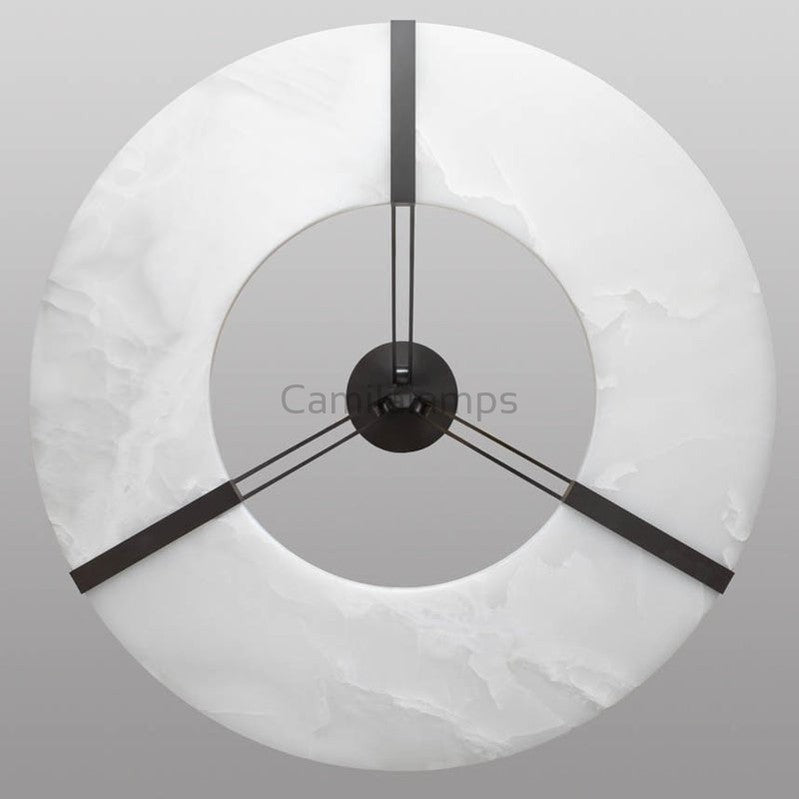 Huan Alabaster Chandelier - Camilalamps - Huan - 864 - 33.5" - 1