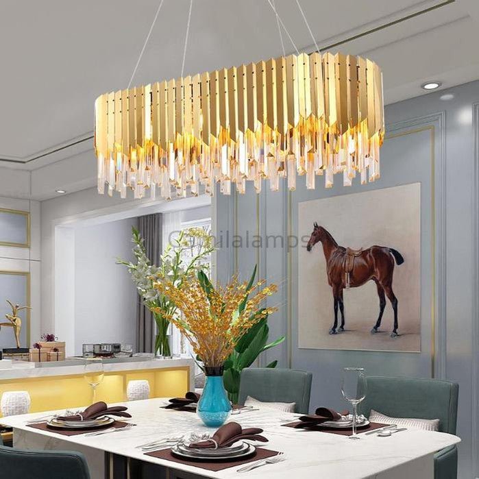 Giselle Crystal Dining Room Chandelier - Camilalamps - CAM - Gis - 233