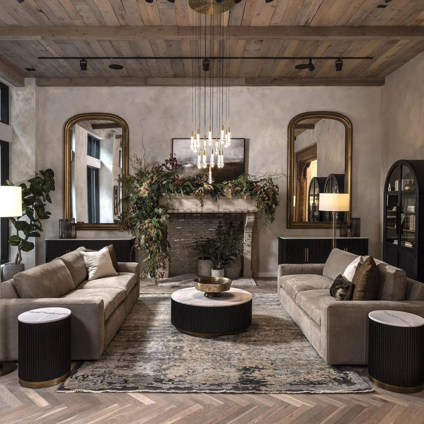 Solitaire Round Chandelier 17"24"36"58" - Camilalamps - SOLI17 - 1S