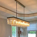 Odeon Crystal 2 - Layer Rectangle Chandelier - Camilalamps - CA0134