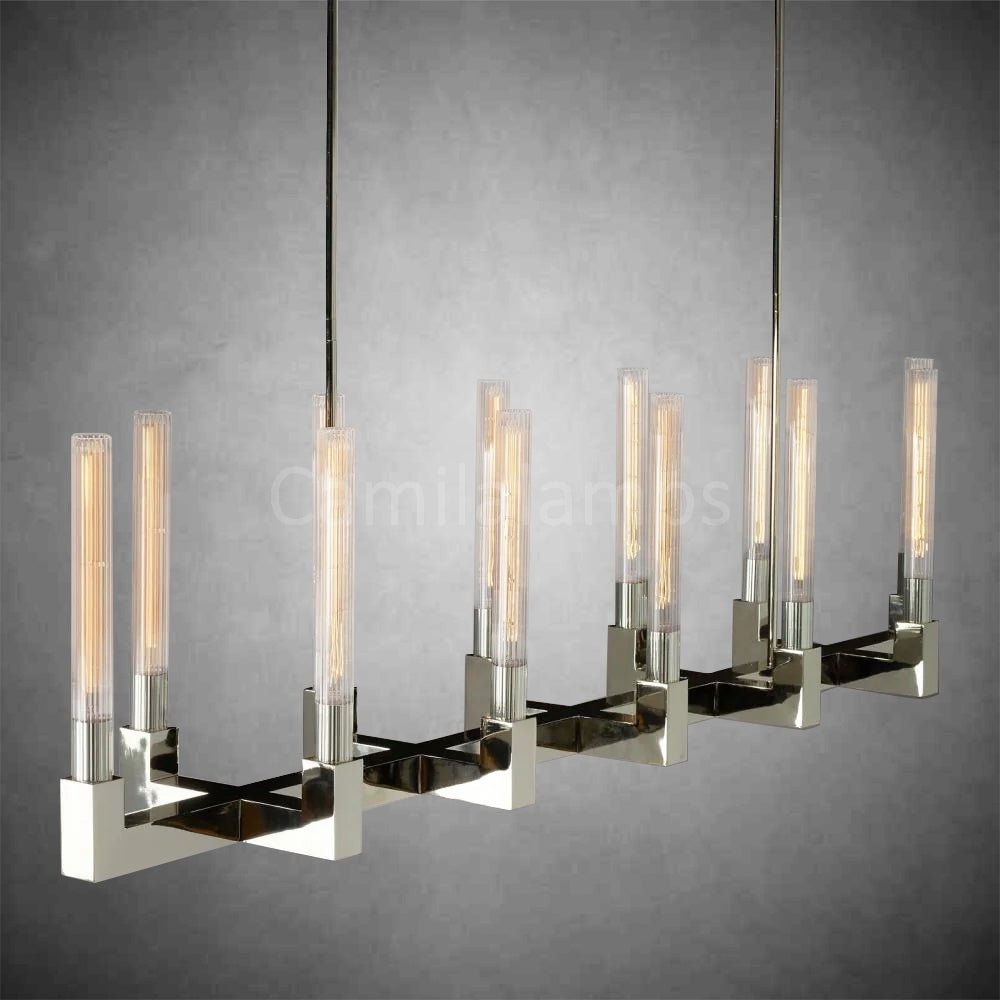 Cannel Linear Chandelier 55", 67" - Camilalamps - CAM1098