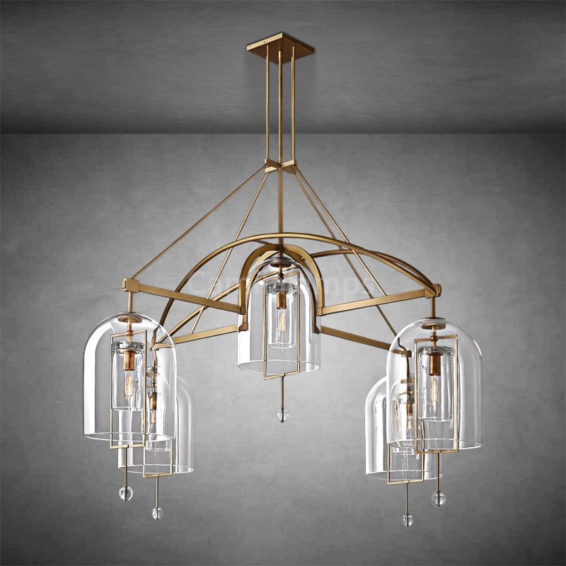 Fulcrun Round Chandelier 73" 5 - Lights - Camilalamps - CAA - 1Z0188