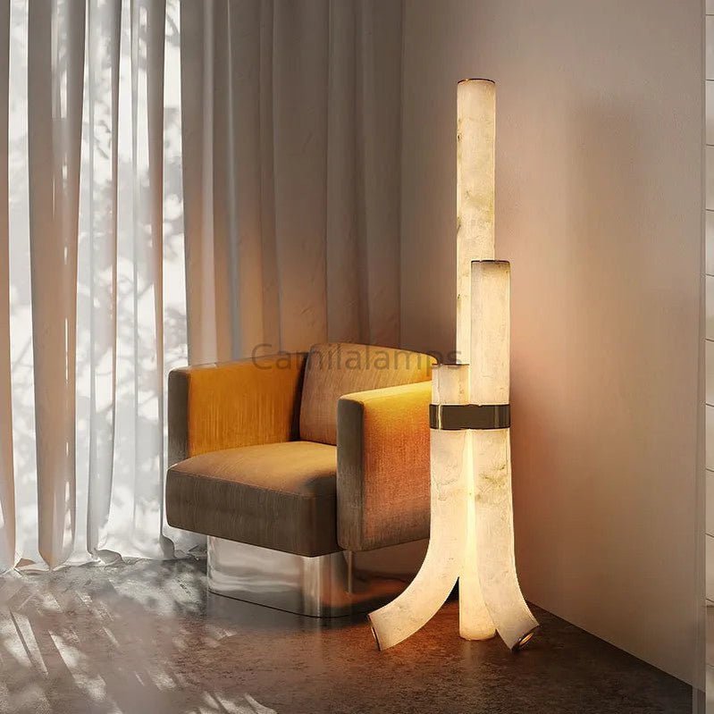 Kanon Alabaster Floor Lamp - Camilalamps - Kanon - 901 - 1
