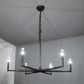 Avarital Forged Round Chandelier 36