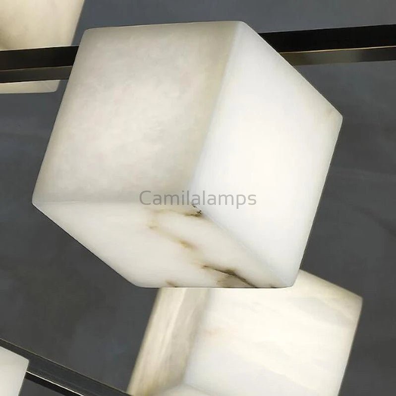 Lifa Alabaster Chandelier - Camilalamps - Lifan - 881 - 13.8" - Warm - 1