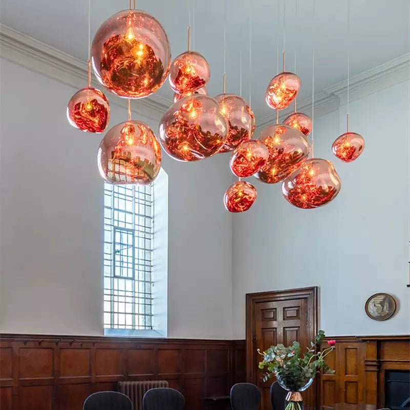 Custom Lava Glass Chandelier - Camilalamps - CA - CZLAVA - 2