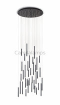 Bellini Round Two - Tone Tubular Pendant Light Chandelier - Camilalamps - STPL4446 - SQ - 14 - 1
