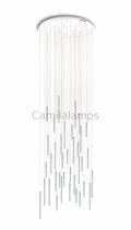 Bellini Round Two - Tone Tubular Pendant Light Chandelier - Camilalamps - STPL4446 - SQ - 14 - 5