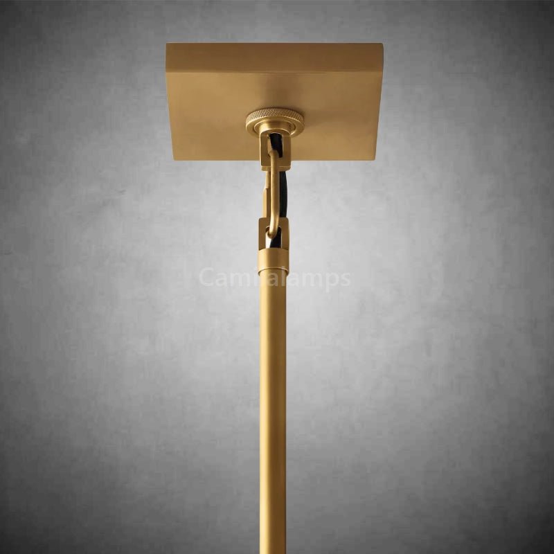 Baker Round Chandelier D33'' 44" 55'' - Camilalamps - CA - Baker - Round - D44 - A