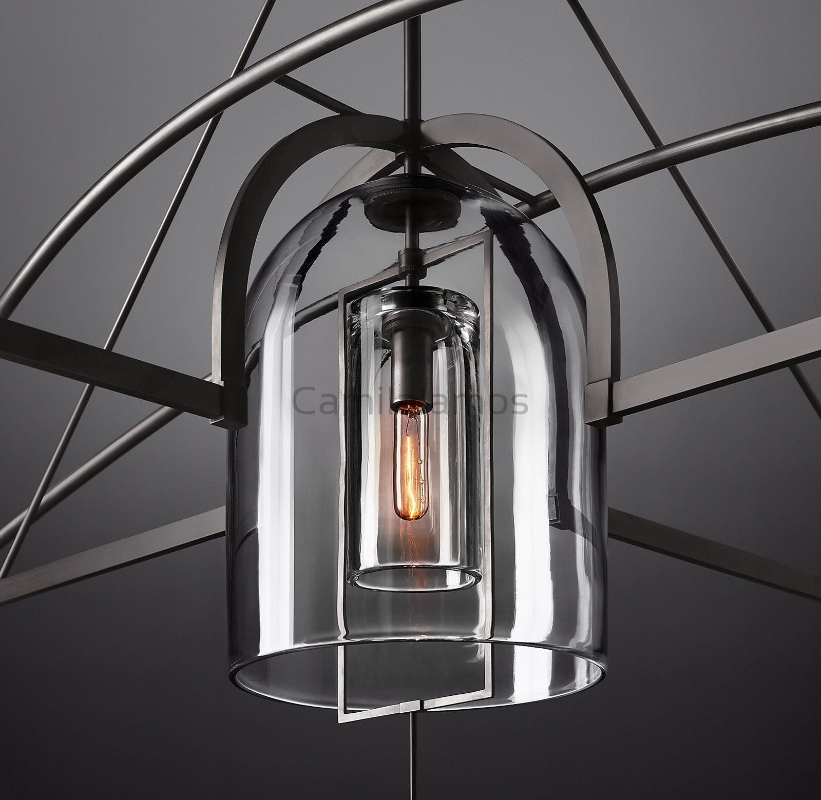 Fulcrun Round Chandelier 61" 5 - Lights - Camilalamps - PEP0 - 3