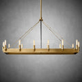 Vintage Filament Rectangular Chandelier - Camilalamps - FLA - 1