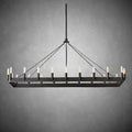 Vintage Filament Rectangular Chandelier - Camilalamps - FLA - 4