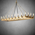 Vintage Filament Rectangular Chandelier - Camilalamps - FLA - 3