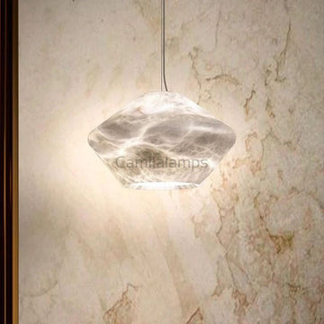 Alabaster Modern Comet Pendant - Camilalamps - CAA - 10002A6