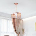 Red Chain Tassel Pendant Light 20″ - Camilalamps - CAM - RED - 01